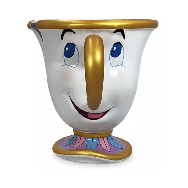 Taza Chip 3d Bella Y La Bestia Cerámica Disney Store