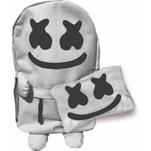 Cargar imagen en el visor de la galería, Pkt Marshmello Dj Escolar Mochila Libreta Y Lapicera Bco
