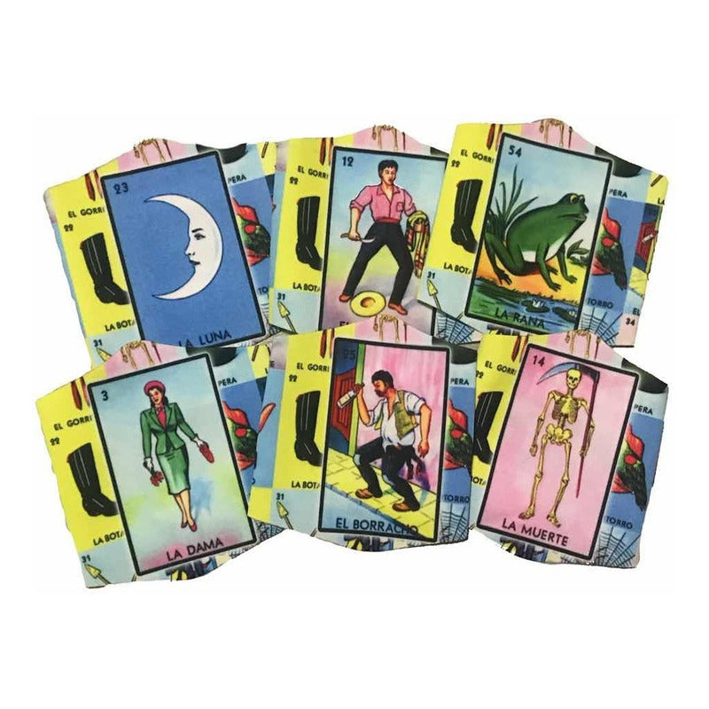 Cubrebocas Lotería Tapa Bocas Lycra Lavable Reutilizable