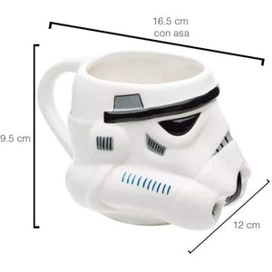 Taza Stormtrooper 3d Star Wars Disney Cafe Tarro