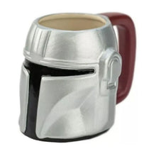 Cargar imagen en el visor de la galería, Taza Mandalorian Casco 3d Star Wars Disney Mando
