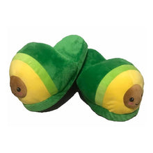 Cargar imagen en el visor de la galería, Aguacate Pantuflas Kawaii Unitalla 23-26
