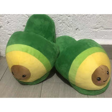 Cargar imagen en el visor de la galería, Aguacate Pantuflas Kawaii Unitalla 23-26
