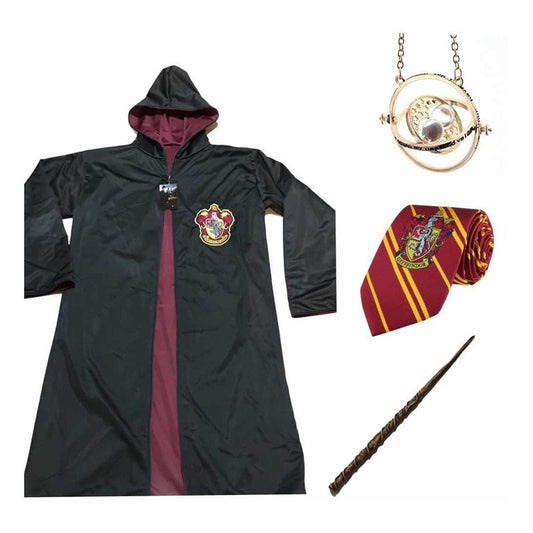 Disfraz Hermione Gryffindor Capa Corbata Varita Giratiempo