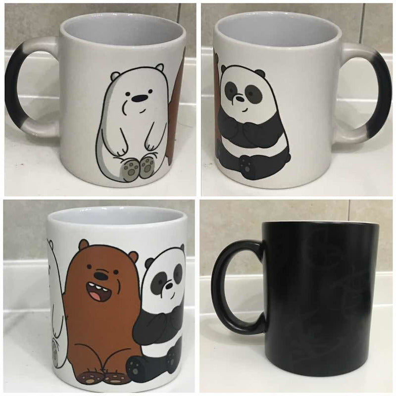Osos Escandalosos Taza Mágica Mod 3 Fondo Blanco