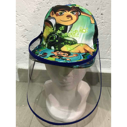 Gorra Ben 10 Cubrebocas Protector Facial Tapa Bocas Infantil