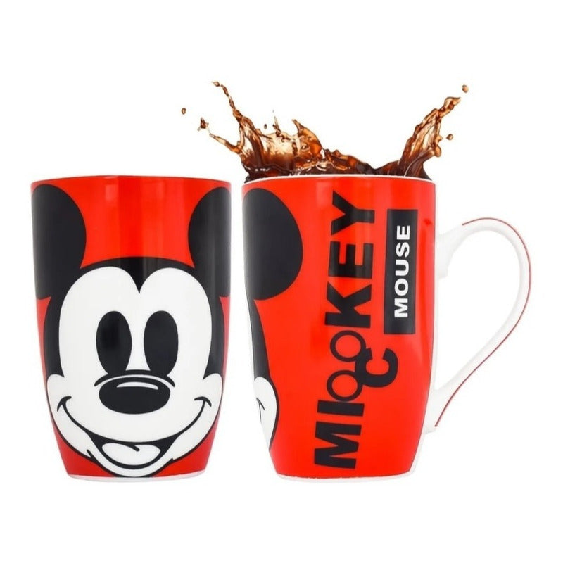 Mickey Mouse  Tarro / Taza Para Cafe Disney Porcelana 500ml