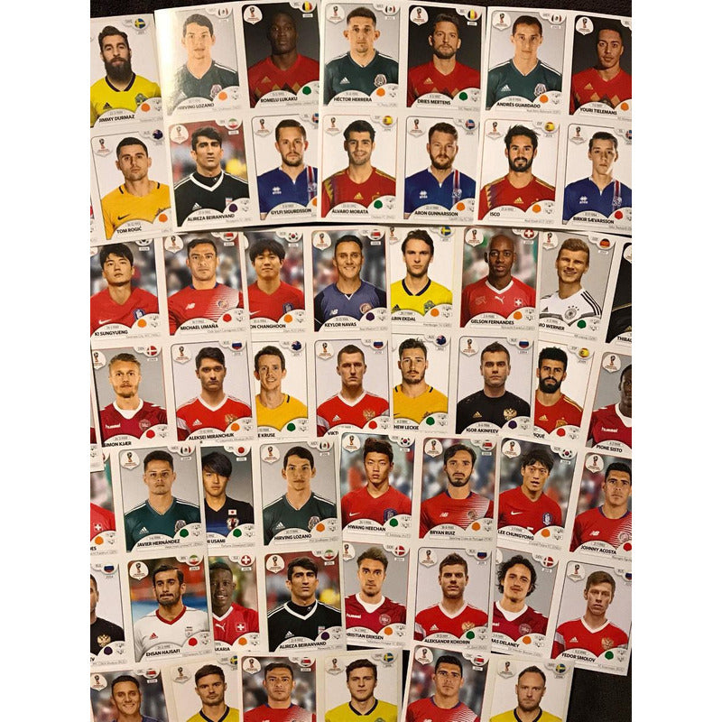 Estampas Panini Album Mundial Rusia 2018 Suelta