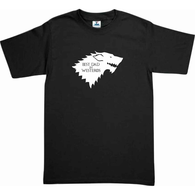 Playera Game Of Thrones Best Dad In Westeros Stark