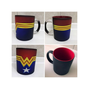 Taza Mágica Wonder Woman Mujer Maravilla Justice League
