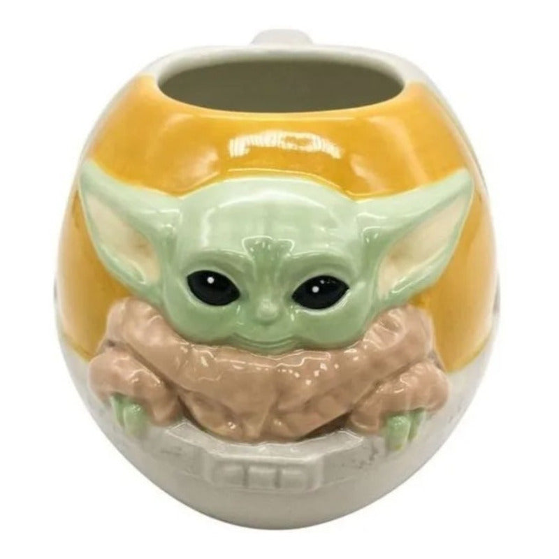 Taza Star Wars Baby Yoda Mandalorian 3d Tarro