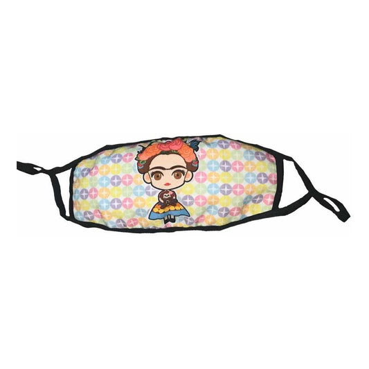 Cubrebocas Frida Kahlo Mexico Tapa Bocas Tela Lavable