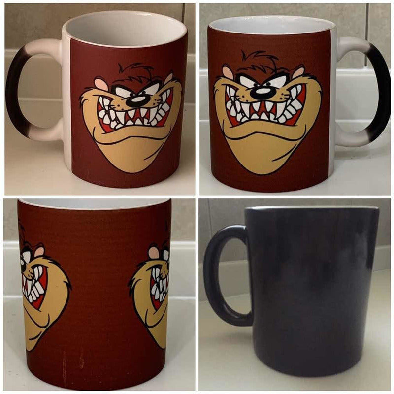 Taza Taz Looney Toons Mágica Térmica Demonio De Tazmania
