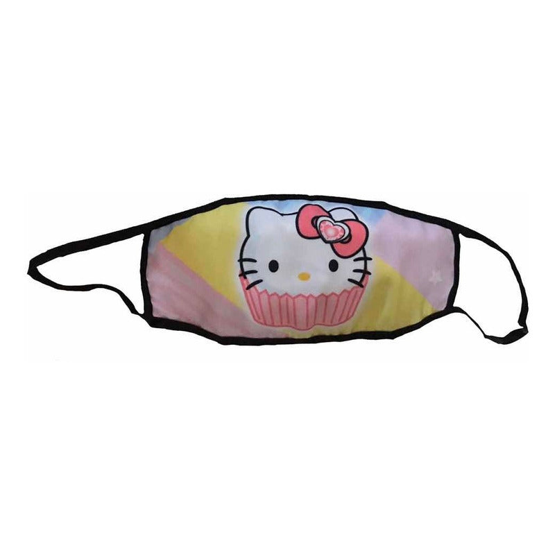 Cubrebocas Kitty Tapabocas Tela Lavable Reutilizable
