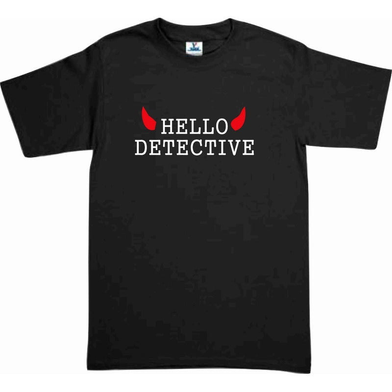 Playera Lucifer Serie Comic Hello Detective Unisex