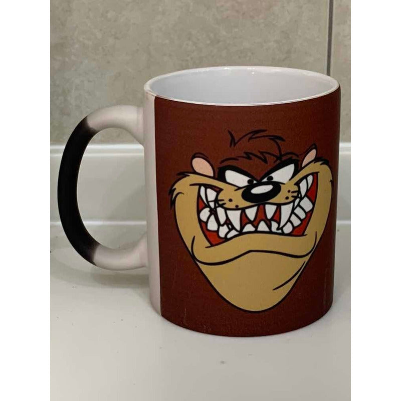 Taza Taz Looney Toons Mágica Térmica Demonio De Tazmania
