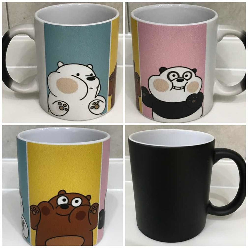 Osos Escandalosos Taza Magica Mod Estrellados Panda Pardo Polar