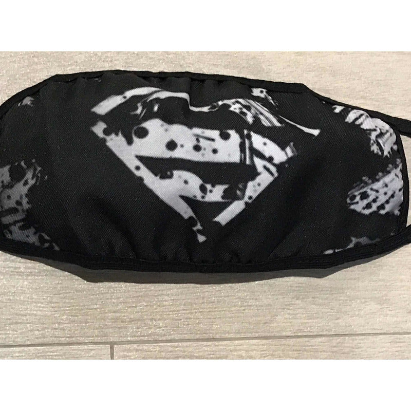 Cubrebocas Superman Infantil Tapa Bocas Tela Lavable