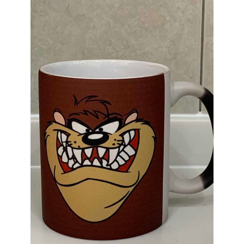 Taza Taz Looney Toons Mágica Térmica Demonio De Tazmania