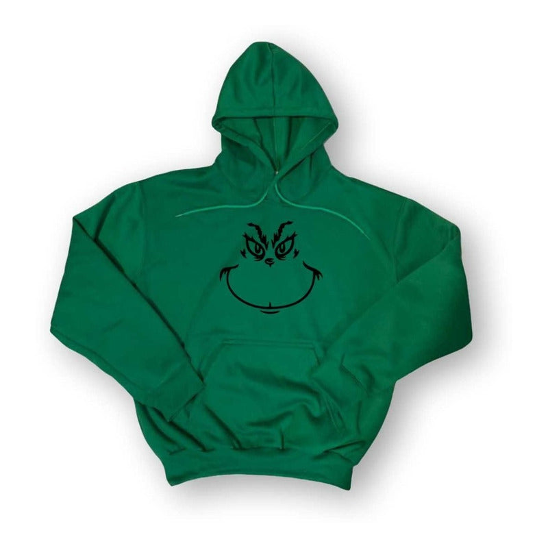 Sudadera Grinch Unisex Con Gorro Navidad Evento Familia