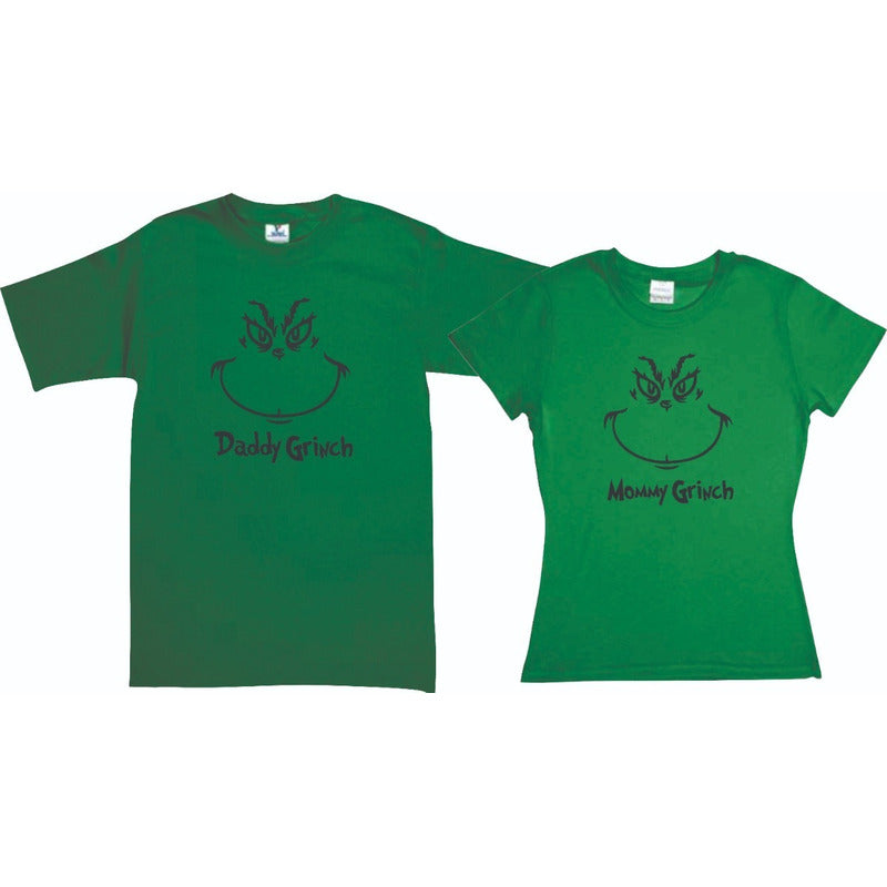 Set El Grinch 2 Playeras Novios Navidad Pareja Matrimonio