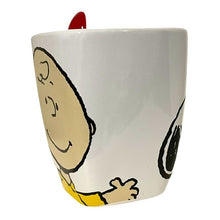 Cargar imagen en el visor de la galería, Snoopy Taza Con Cuchara Peanuts Ceramica 440ml Tarro
