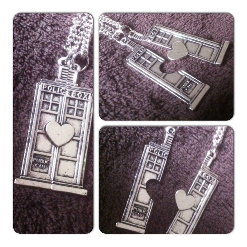 Doctor Who Set Collares Amor / Amistad Tardis