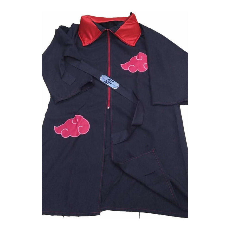 Set Naruto Akatsuki Y Banda Cosplay Bata Nubes