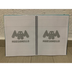 Pkt Marshmello Dj Escolar Mochila Libreta Y Lapicera Bco