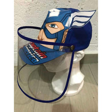 Cargar imagen en el visor de la galería, Gorra Avengers Cubrebocas Protector Facial Infantil 1 Pz
