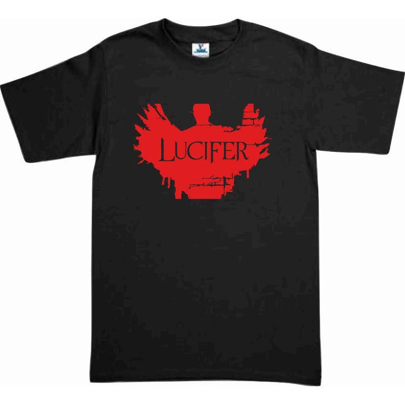 Playera Lucifer Silueta Serie Comic Unisex Rj1