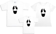 Cargar imagen en el visor de la galería, Pkt 3 Playeras Familia Fantasma Halloween Dia De Muertos MD 2 Ghost
