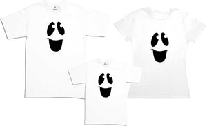 Pkt 3 Playeras Familia Fantasma Halloween Dia De Muertos MD 2 Ghost