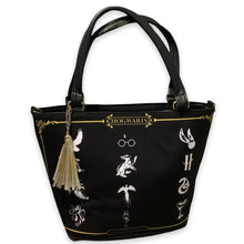 Cargar imagen en el visor de la galería, Harry Potter Bolso Hogwarts Symbols Bolsa Tote Bag
