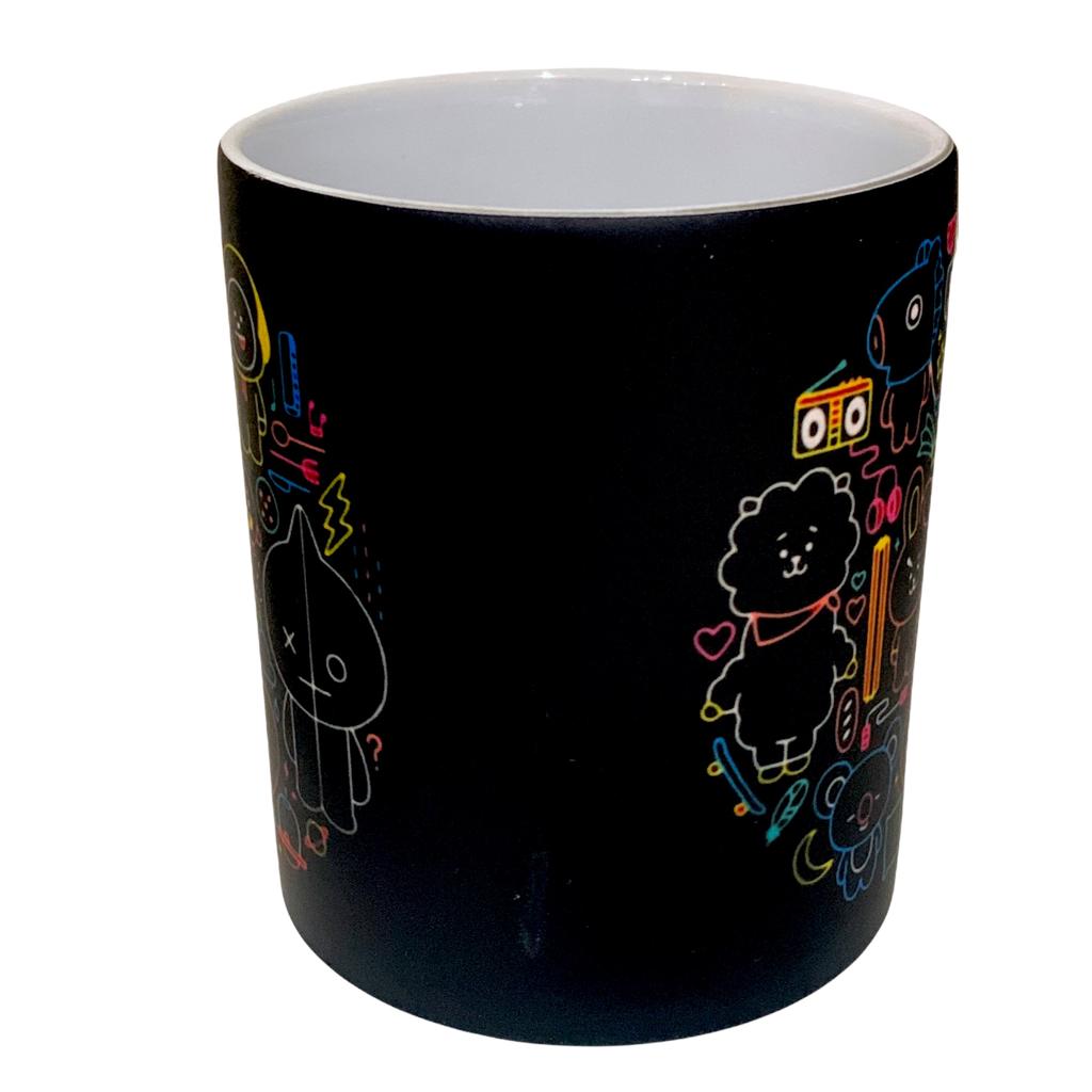 Taza Bt21 Mágica Térmica Bts Kpop Kawaii Md Blk