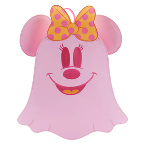 Minnie Mouse Loungefly ghost brilla en la obscuridad Bolso Mini Back Pack Luminiscente
