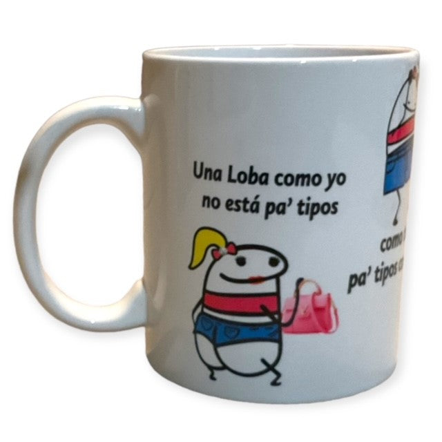 Taza Flork Una Loba como Yo no esta pa tipos como tu Shakira Bzrp