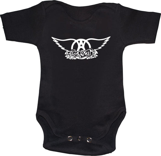 Pañalero Rock Bandas varios modelos 2 Aerosmith, linking, Pearl, Led Zepellin, Doors, WHo Baby Shower Rockeros