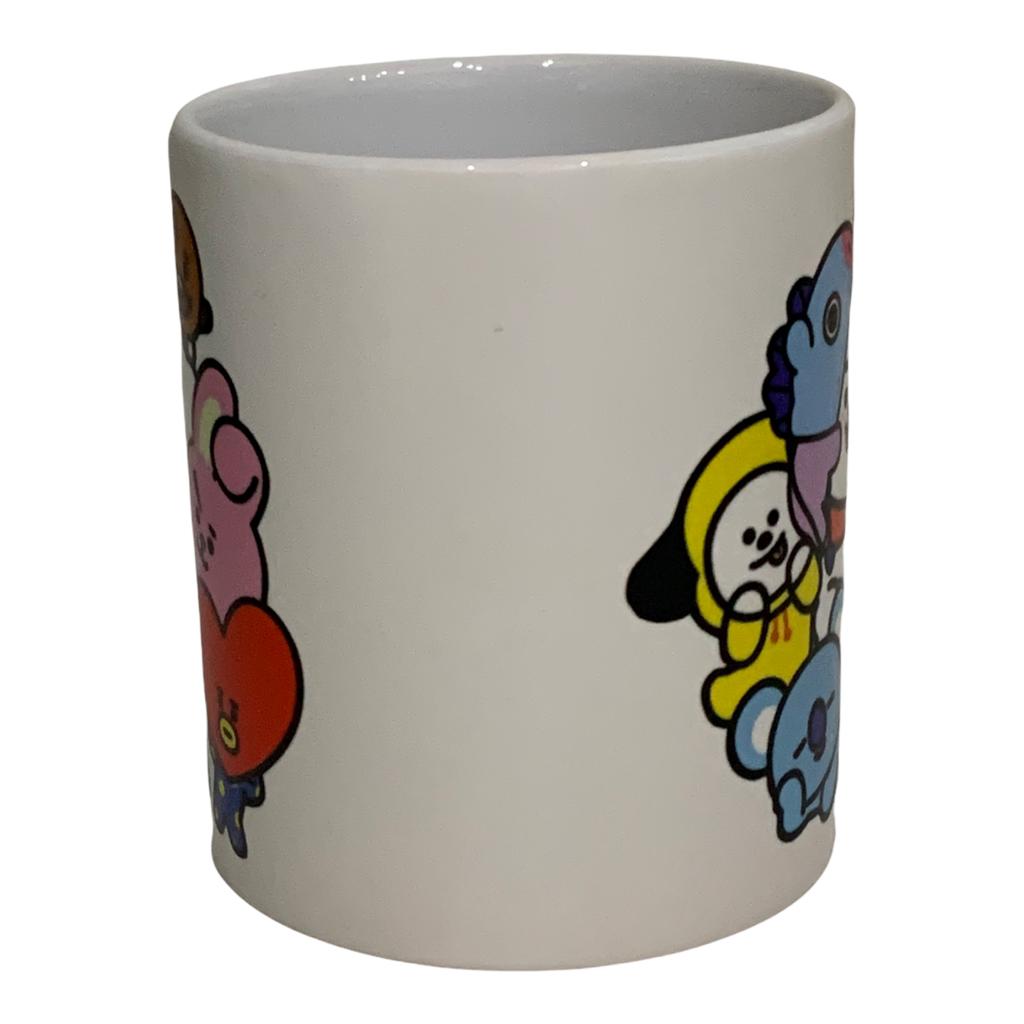 Bt21 Taza Mágica Bts Kpop Kawaii Corea Tata Chimmy Coocky