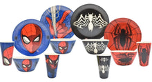 Cargar imagen en el visor de la galería, Vajilla Disney Marvel Spiderman Hombre Araña Bambú Colección
