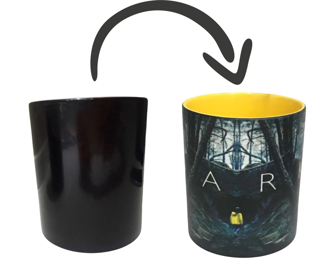 Taza Mágica Dark Amarillo Jonathan Térmica