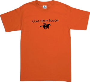 Playera Percy Jackson Half Blood Camp Corte Dama / Caballero / Infantil