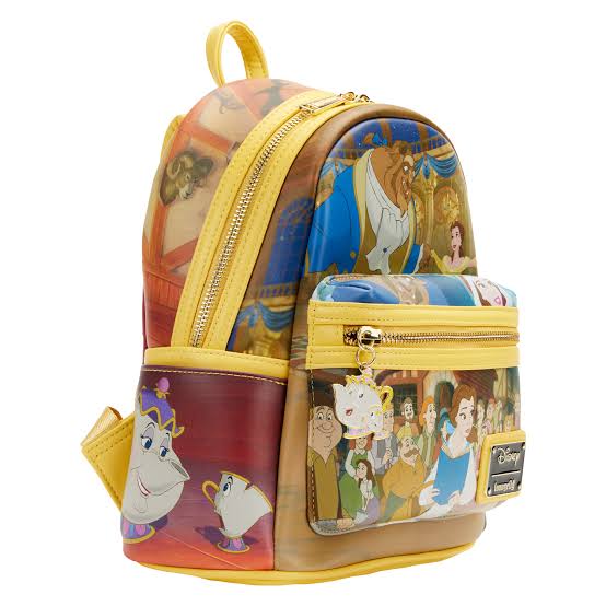 Loungefly La Bella y La Bestia Escenas Mini Back Pack Bolso