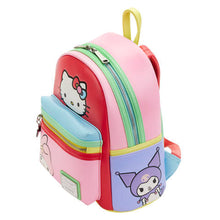 Cargar imagen en el visor de la galería, Hello Kitty Loungefly Sanrio Colors Bolso Mini Back Pack Mochila Bolsa
