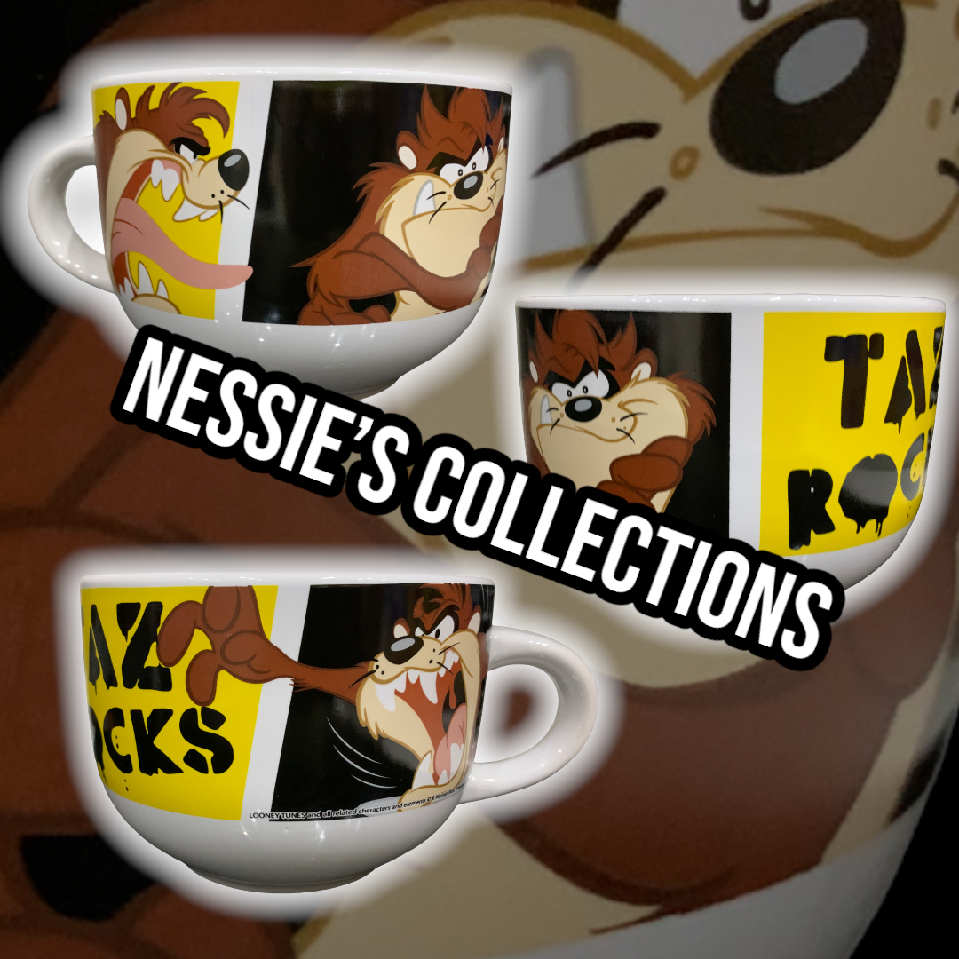 Tazon Taz Taza Jumbo Looney Toons  800 Ml colores