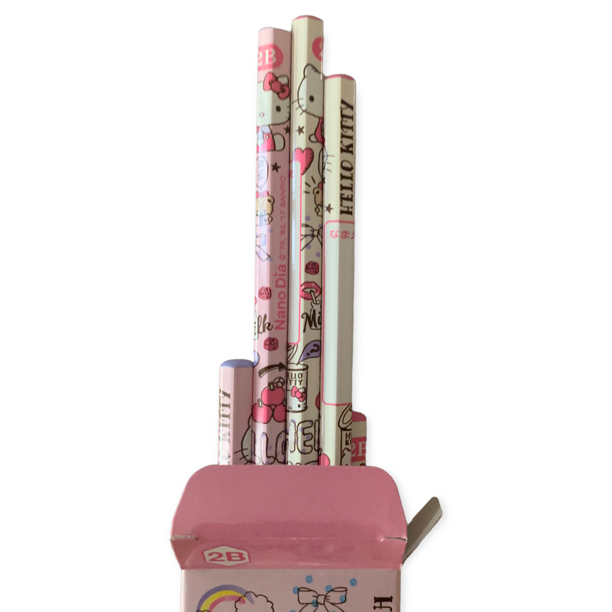 Hello Kitty o My Melody caja de lápices 12 piezas