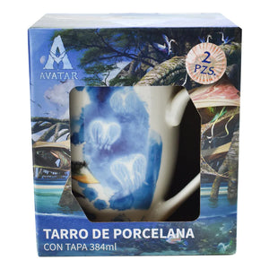 Avatar way of Waterpolista taza con tapa tarro 384 ml porcelana