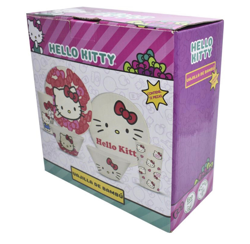 Hello Kitty Vajilla Bambu Eco Friendly