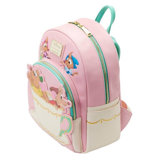 Loungefly Cenicienta Gus & Jaq mini Back pack Bolso Cinderella Disney Princesas