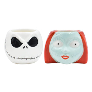 Set Mini tazas Disney El Extraño Mundo De Jack - Jack y Sally 103 ml